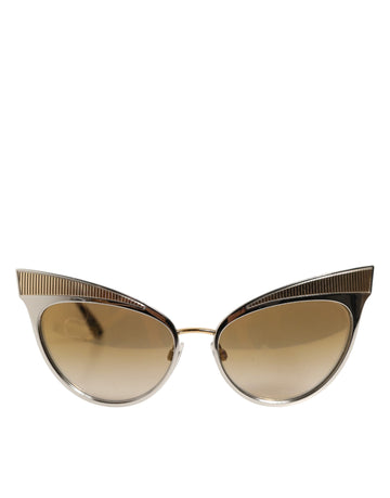 DG2178 Gold Metal Cat Eye Gradient Eyewear Sunglasses