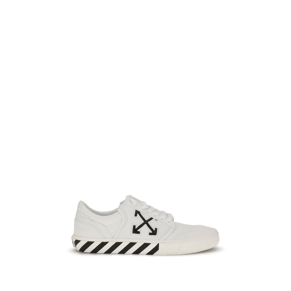 White Calf Leather Bos Taurus Low Top Sneakers