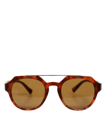 DG4313F Brown Tortoiseshell Pilot Frame Shades Sunglasses