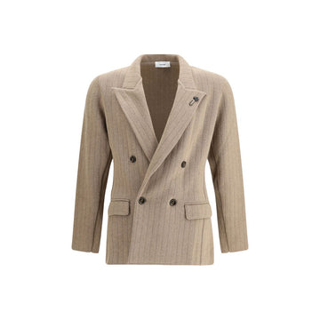 Brown Fleece Wool Jackets And Coat
