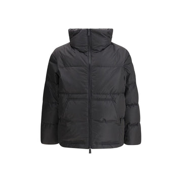 Black Polyamide Full-Length Jacket
