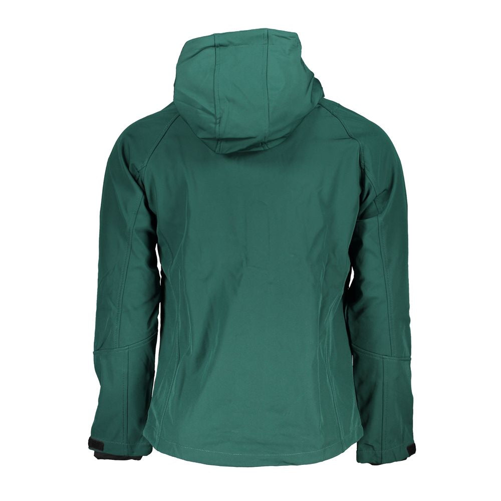 Green Polyester Jackets & Coat