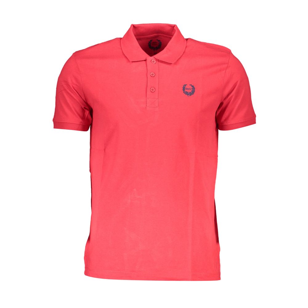 Red Cotton Polo Shirt