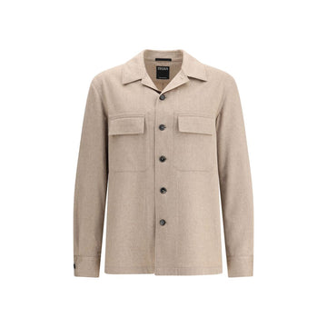 Beige Cotton Coat