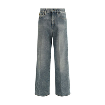 Blue Cotton Jeans Denim
