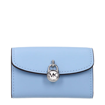 Light Blue Leather Wallet