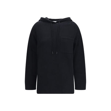 Black Wool Hoodie