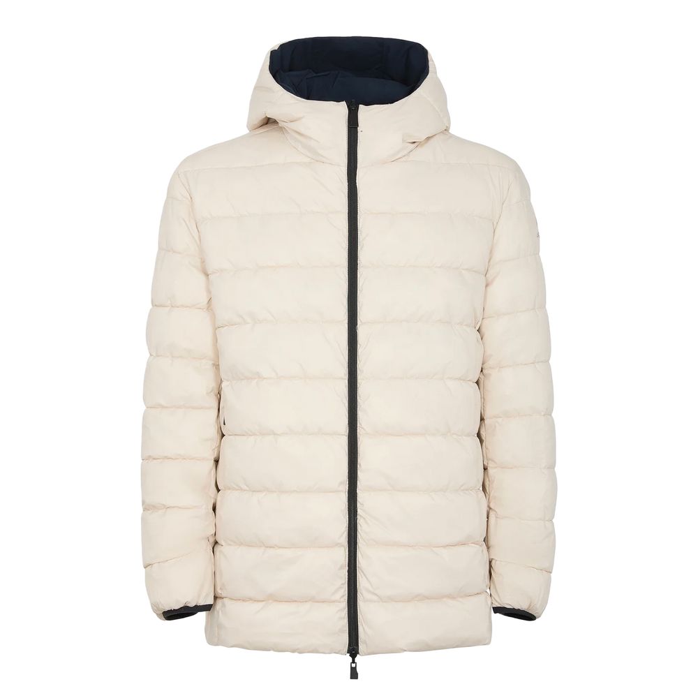 Blue Polyester Men Jacket