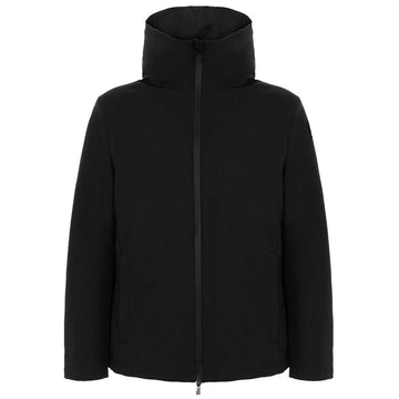 Black Polyester Jackets & Coat