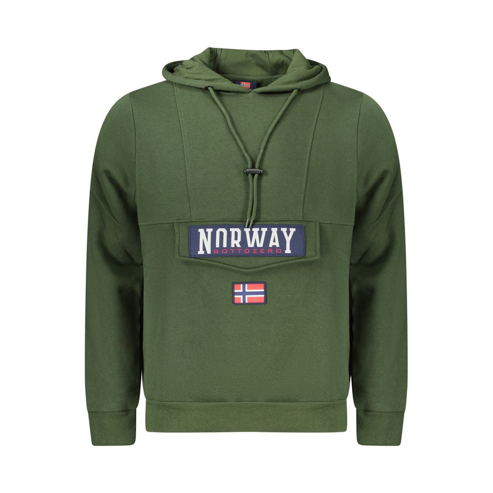 Green Cotton Sweatshirt