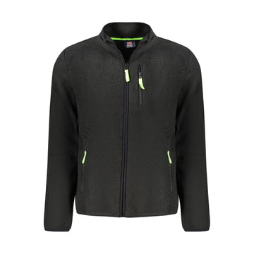 Black Polyester Sweatshirt