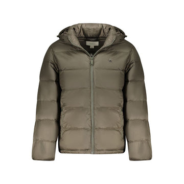 Brown Polyamide Jackets & Coat