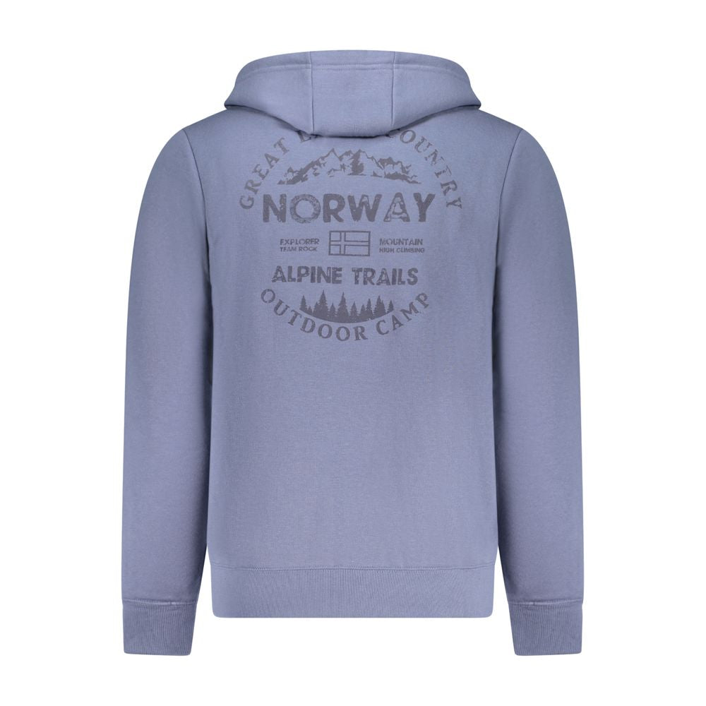 Blue Cotton Sweatshirt