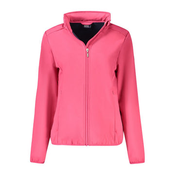 Pink Polyester Jackets & Coat