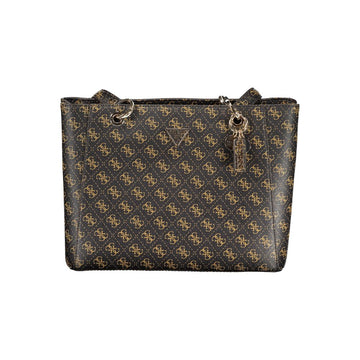 Brown Polyethylene Handbag