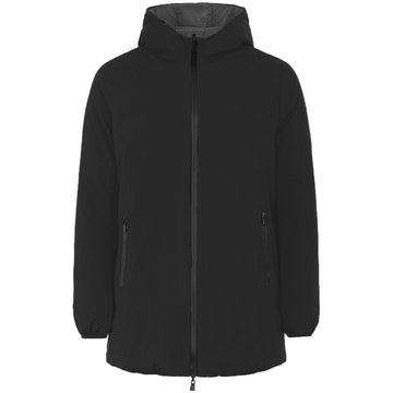 Black Polyester Jackets & Coat