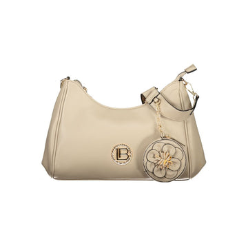 Beige PVC Women Handbag