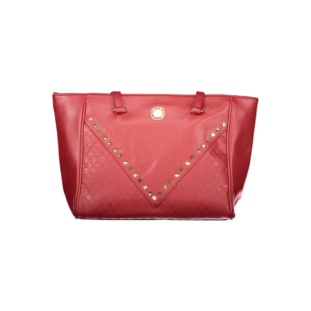 Red PVC Women Handbag