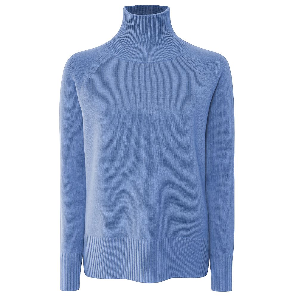Blue Cashmere Women Sweater