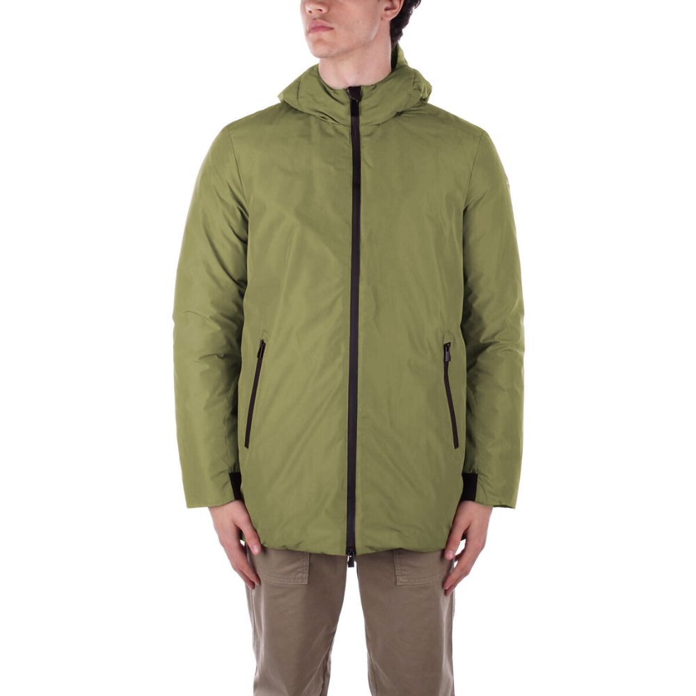 Green Polyester Jackets & Coat