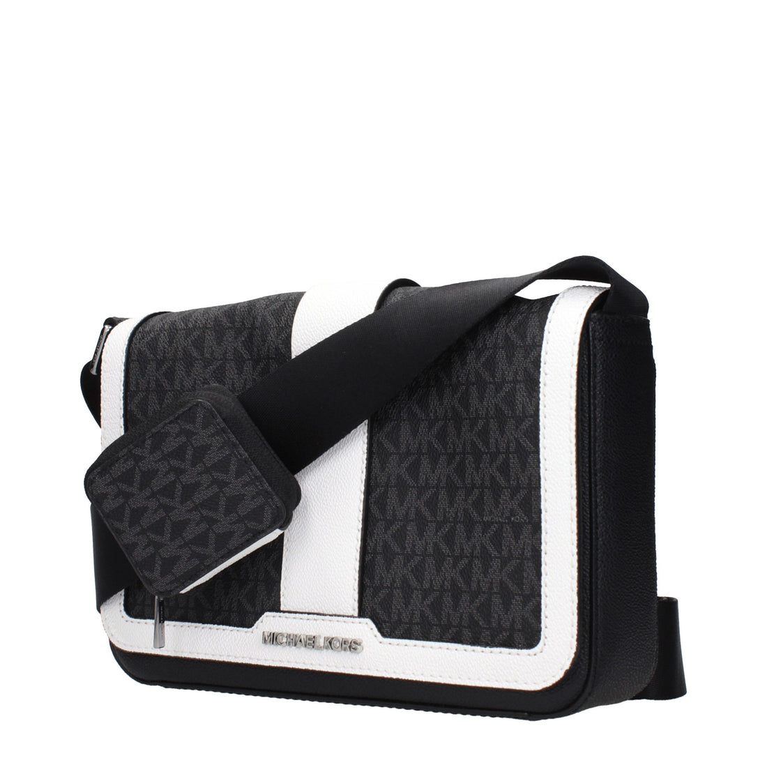 Black Fabric Crossbody Bag