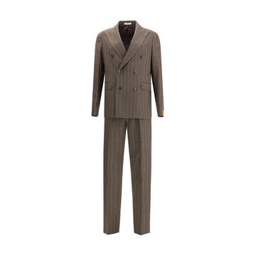 Gray Fleece Wool Suits And Blazer