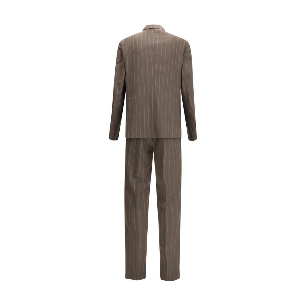 Gray Fleece Wool Suits And Blazer