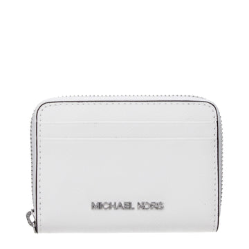White Leather Cardholder