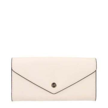 Beige Leather Wallet