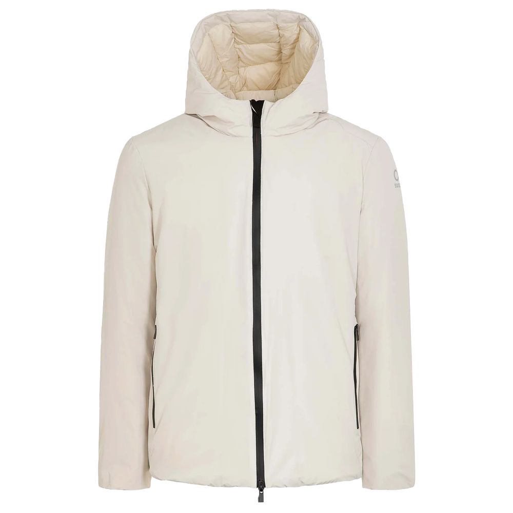 White Polyester Jackets & Coat