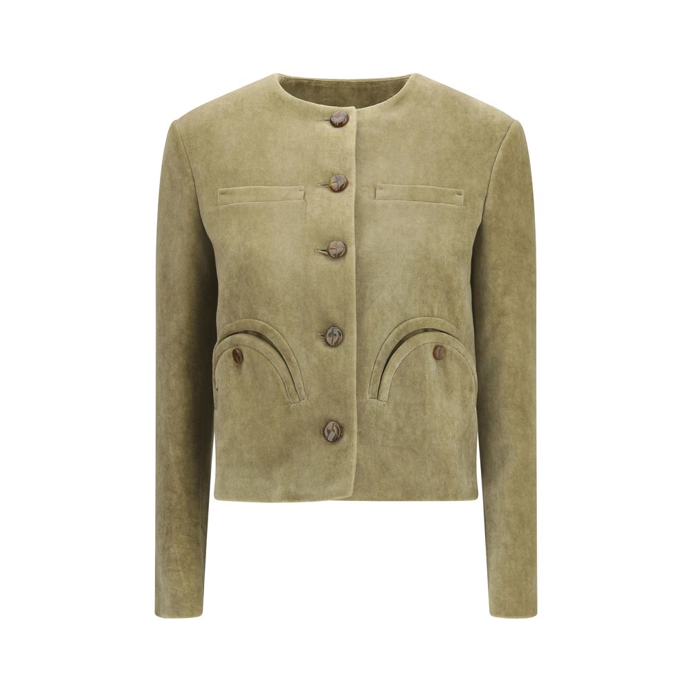 Green Cotton Coat