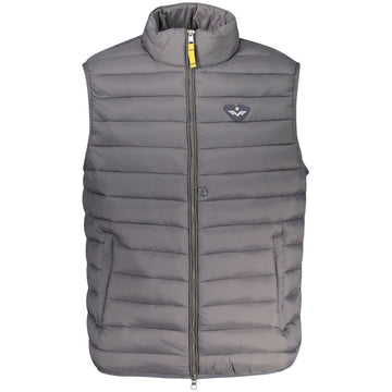 Gray Polyamide Men Jacket