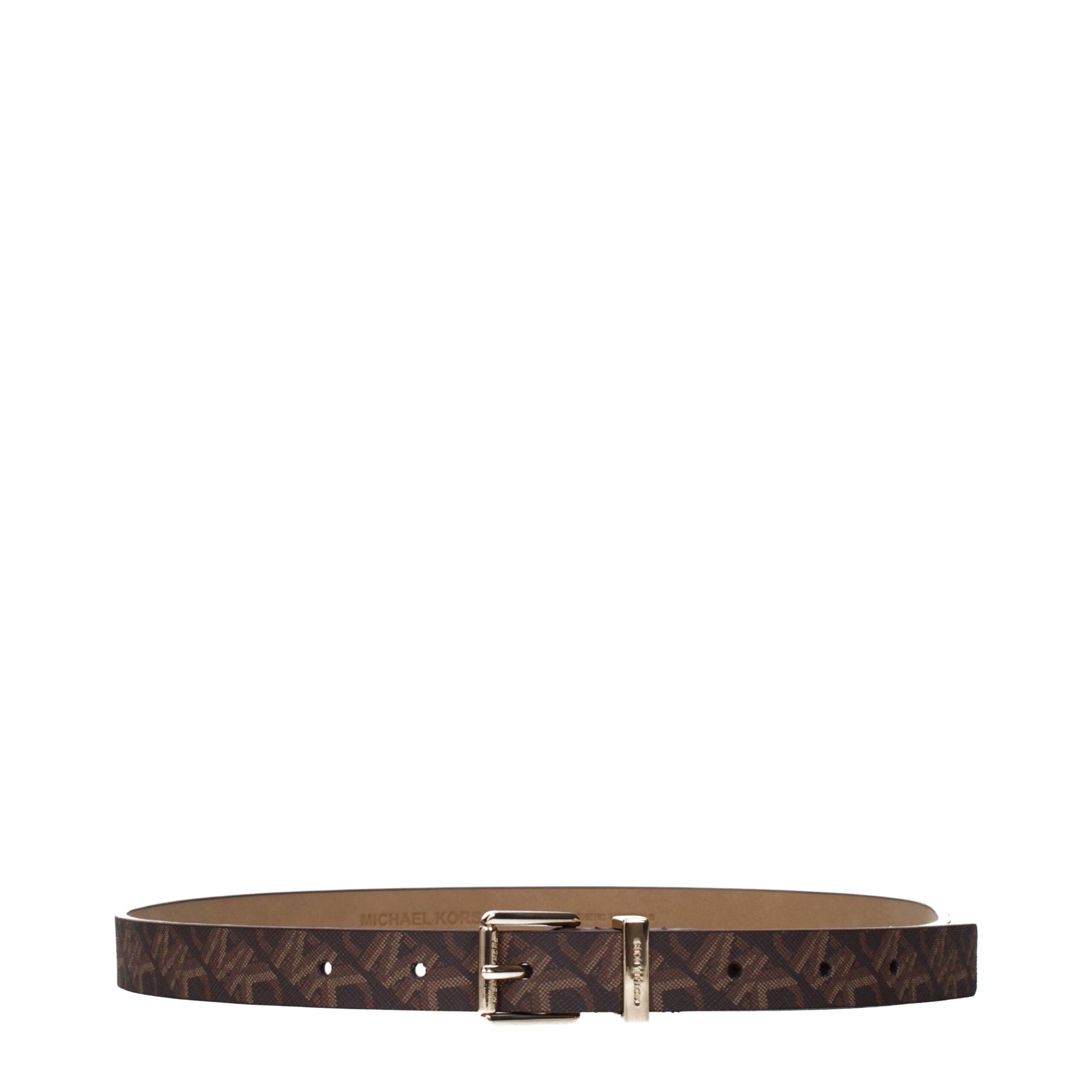 Brown Fabric Regular Belt