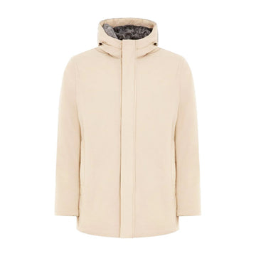 White Polyester Jackets & Coat