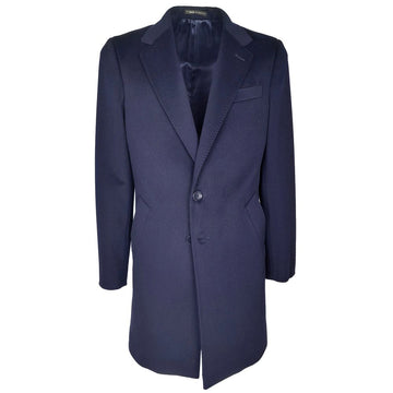 Blue Wool Men Jacket