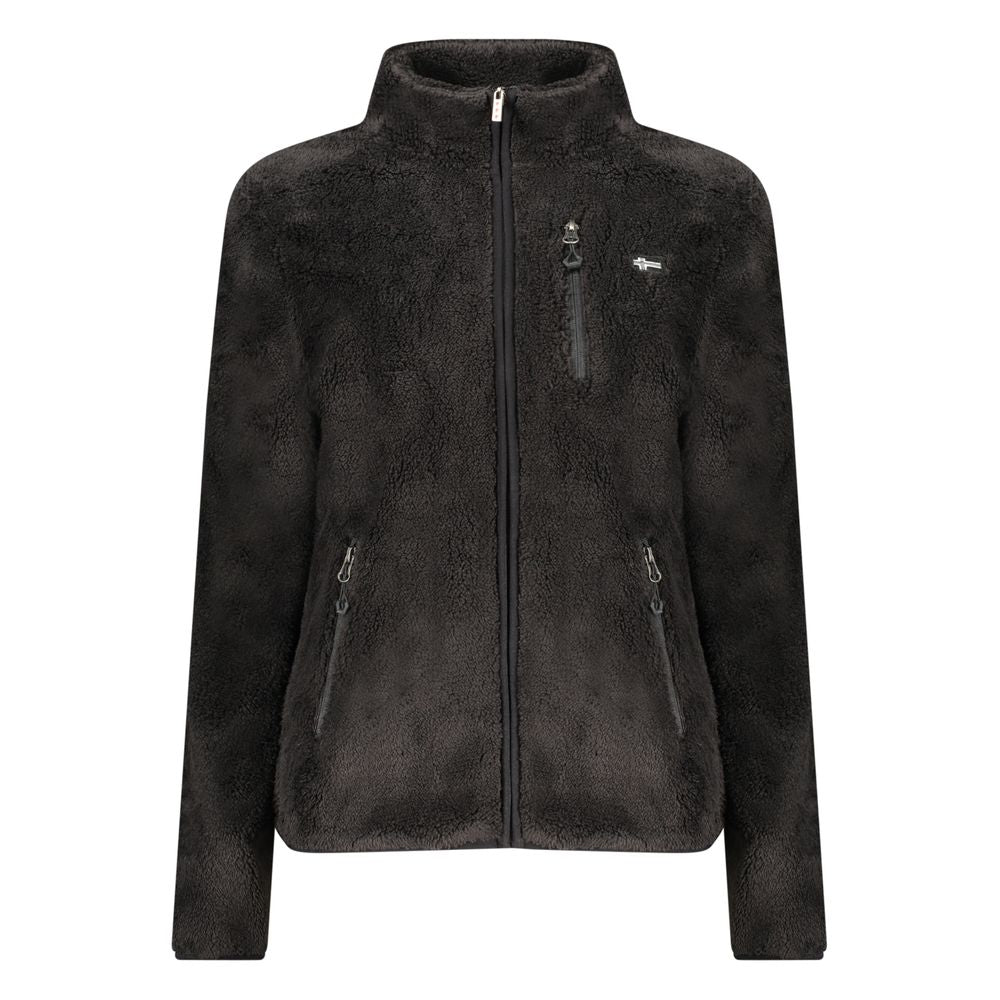 Black Polyester Women Sweater