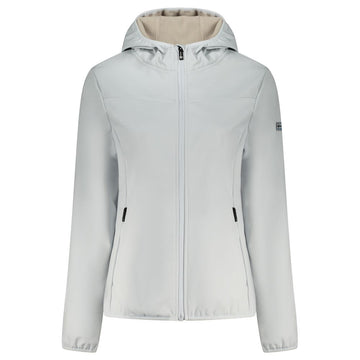 Gray Polyester Women Jacket