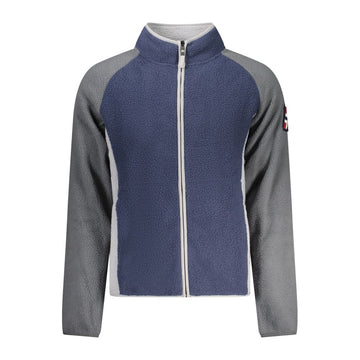 Blue Polyester Men Sweater