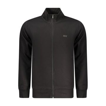 Black Cotton Men's Sweatshirt