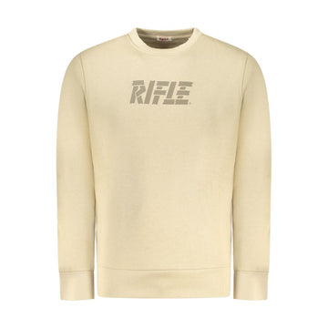 Beige Cotton Men Sweater