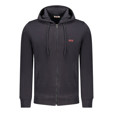 Blue Cotton Men Sweater