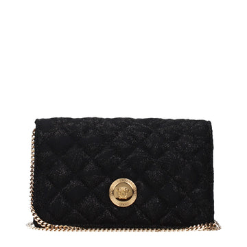 Black Fabric Clutch Bag
