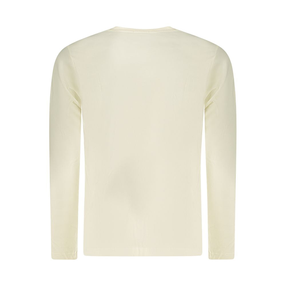 White Cotton Men T-Shirt