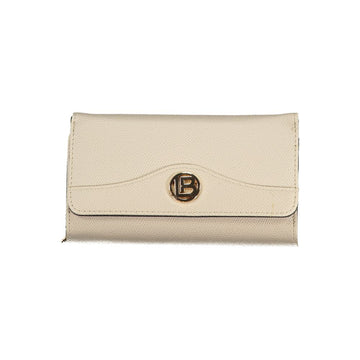 Beige Polyethylene Women Wallet