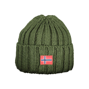 Green Marabou Men Cap