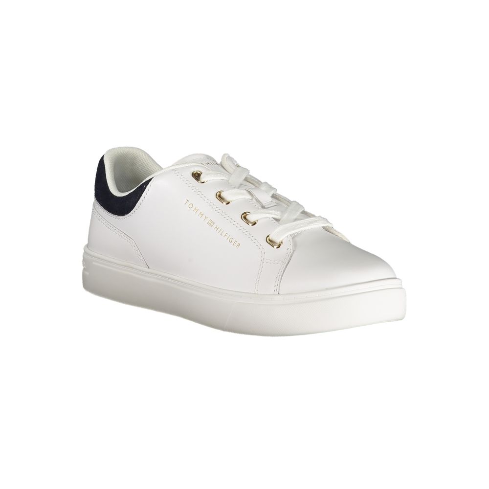 White Leather Women Sneaker