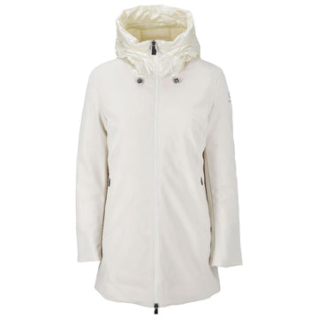 White Polyester Jackets & Coat