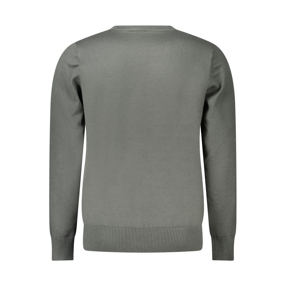 Green Nylon Men Sweater