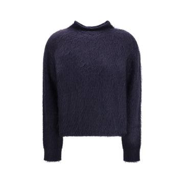 Blue Polyamide Sweatshirt