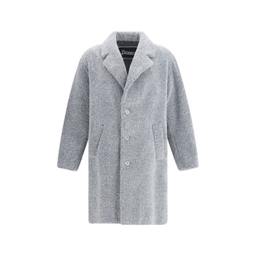 Gray Polyester Coat